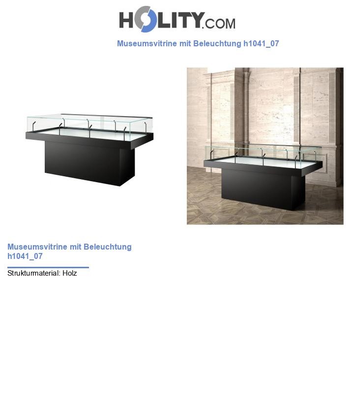 Museumsvitrine mit Beleuchtung h1041_07