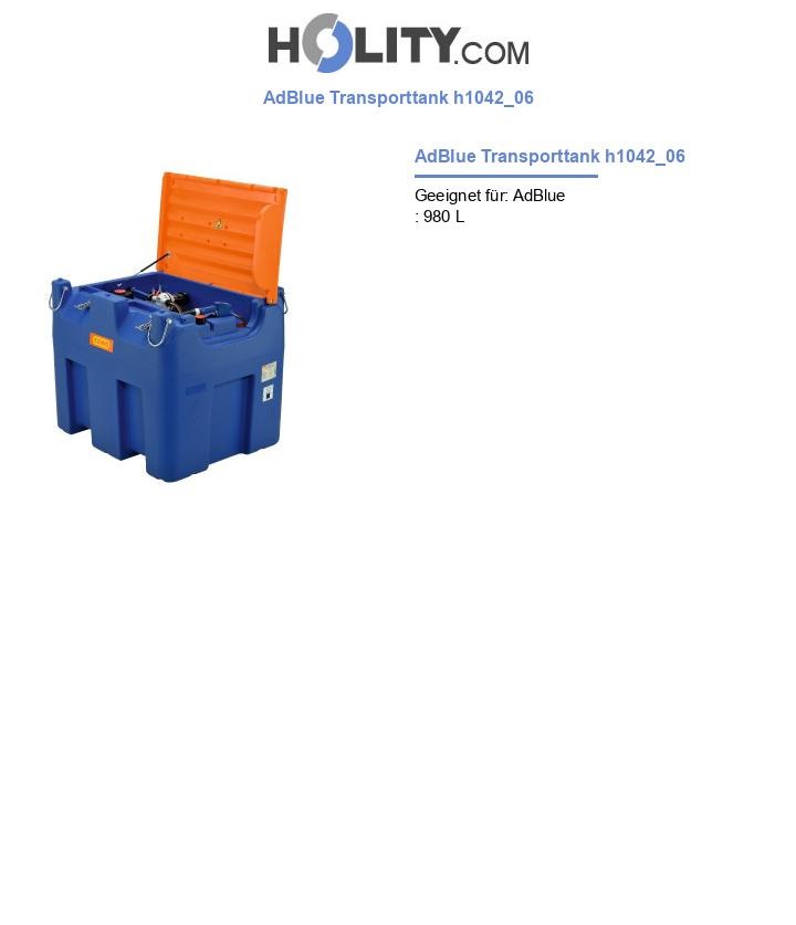 AdBlue Transporttank h1042_06