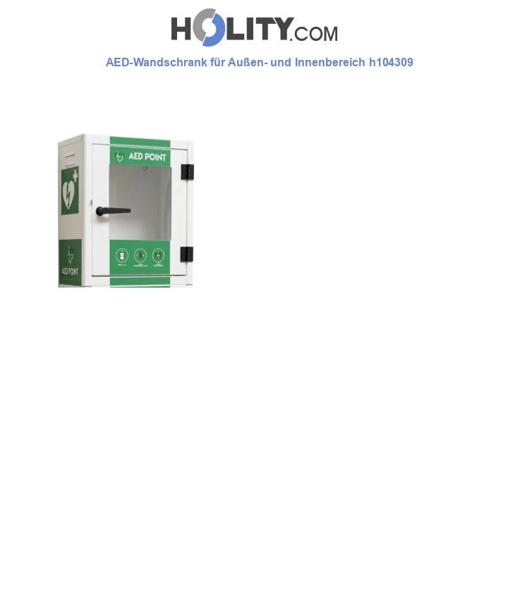AED-Wandschrank für Außen- und Innenbereich h104309
