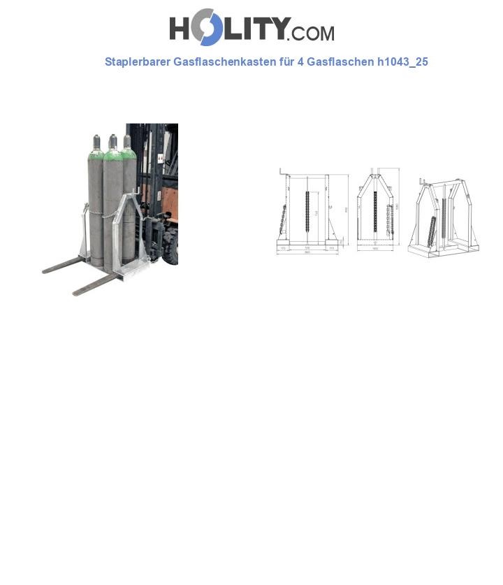 Staplerbarer Gasflaschenkasten für 4 Gasflaschen h1043_25