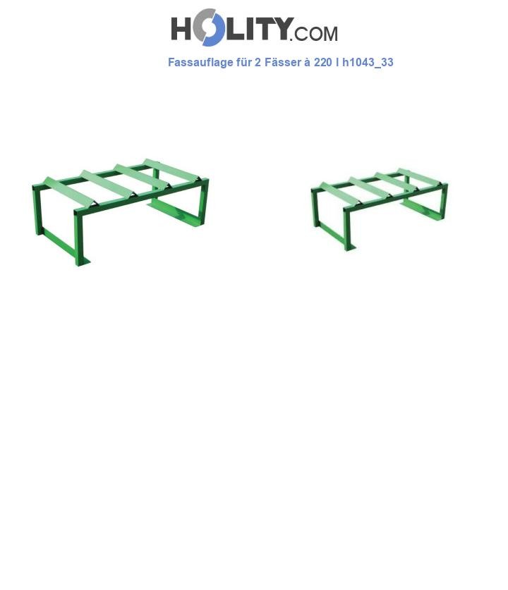 Fassauflage für 2 Fässer à 220 l h1043_33