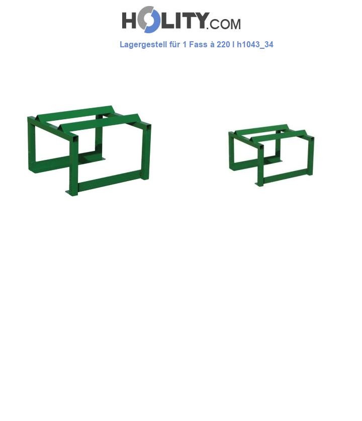 Lagergestell für 1 Fass à 220 l h1043_34
