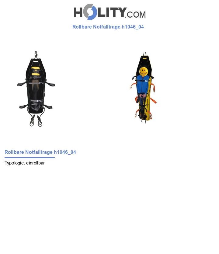 Rollbare Notfalltrage h1046_04