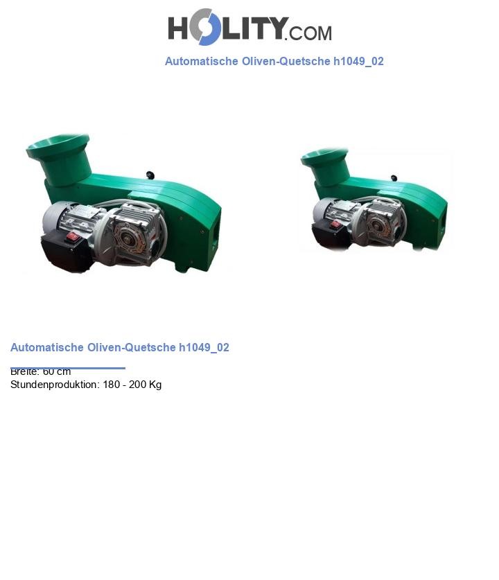 Automatische Oliven-Quetsche h1049_02