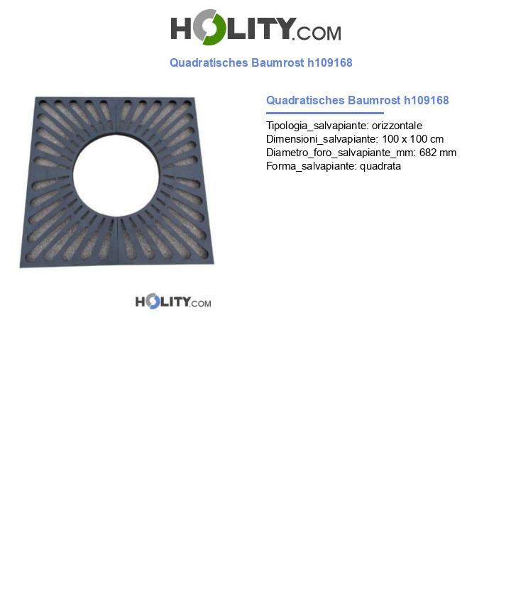 Quadratisches Baumrost h109168