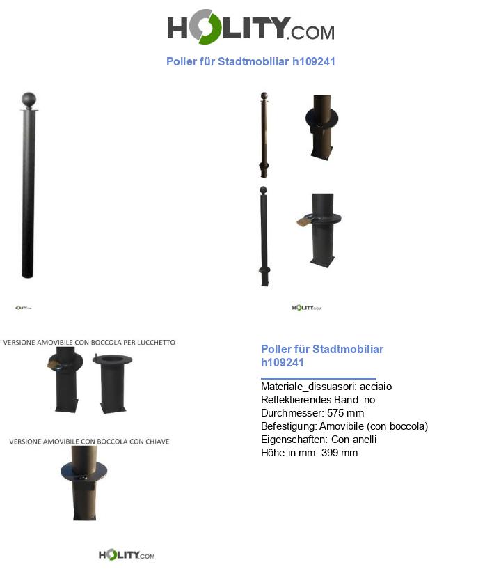 Poller für Stadtmobiliar h109241