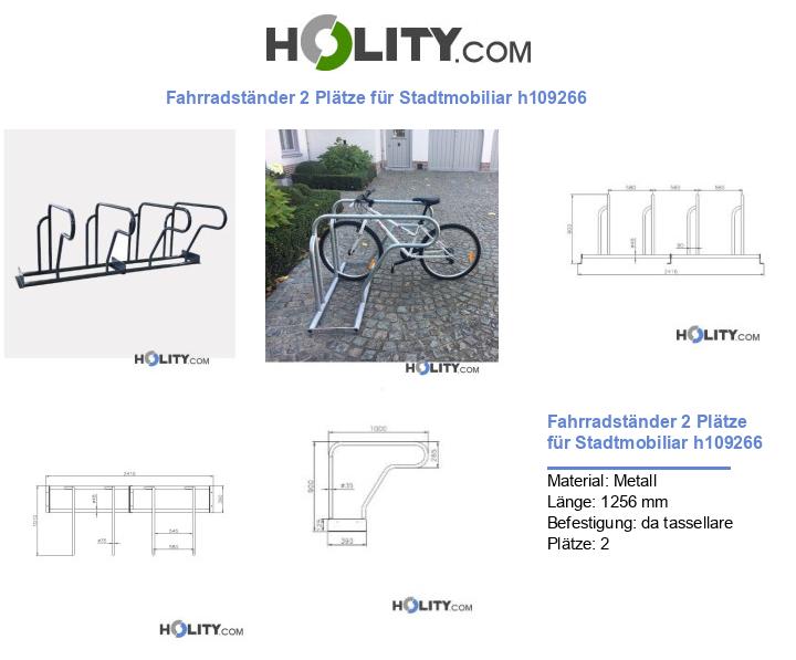 Fahrradständer 2 Plätze für Stadtmobiliar h109266