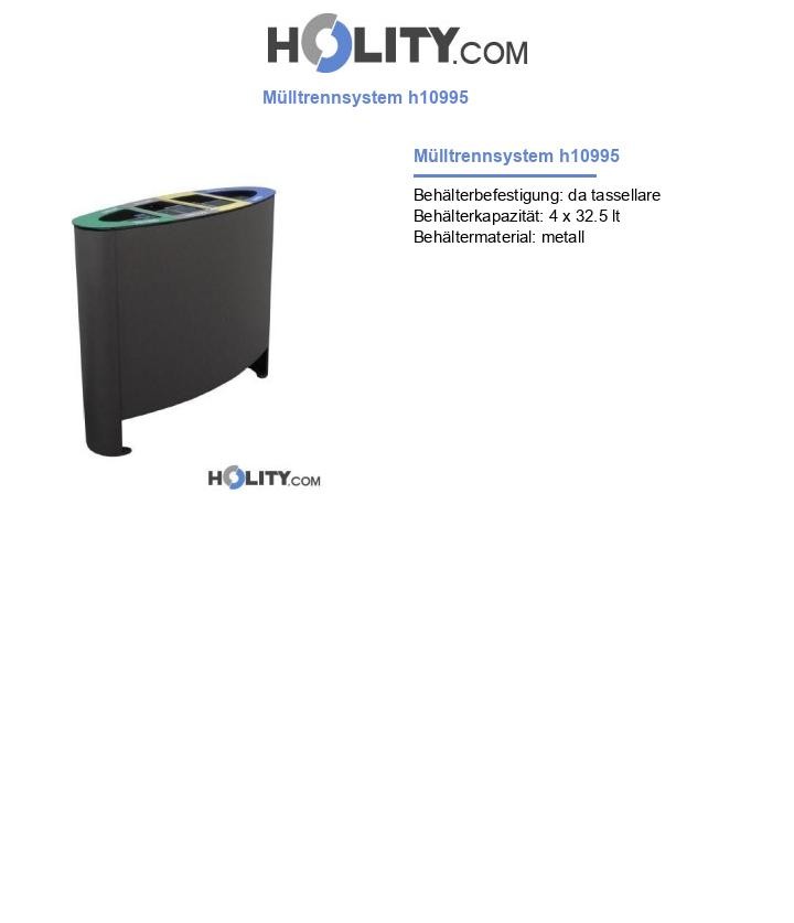 Mülltrennsystem h10995
