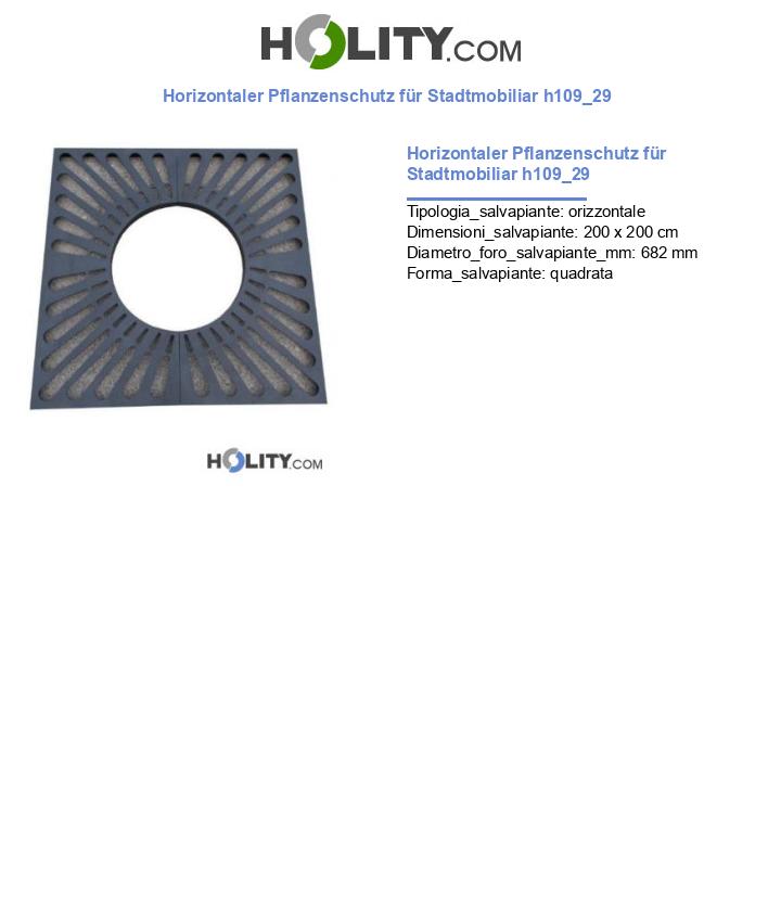 Horizontaler Pflanzenschutz für Stadtmobiliar h109_29