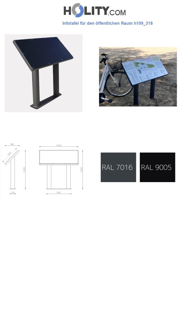 Infotafel für den öffentlichen Raum h109_318