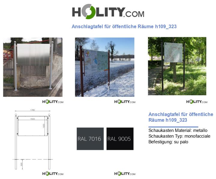 Anschlagtafel für öffentliche Räume h109_323