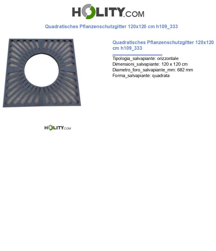 Quadratisches Pflanzenschutzgitter 120x120 cm h109_333