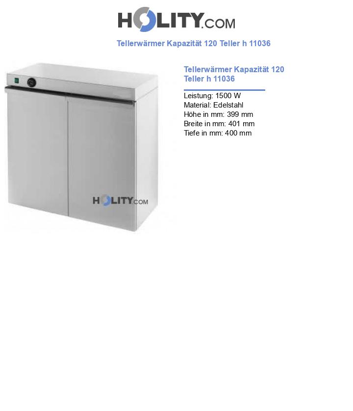 Tellerwärmer Kapazität 120 Teller h 11036