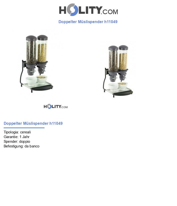 Doppelter Müslispender h11049