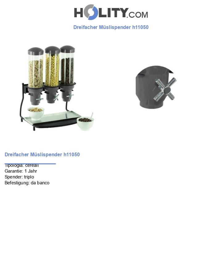 Dreifacher Müslispender h11050