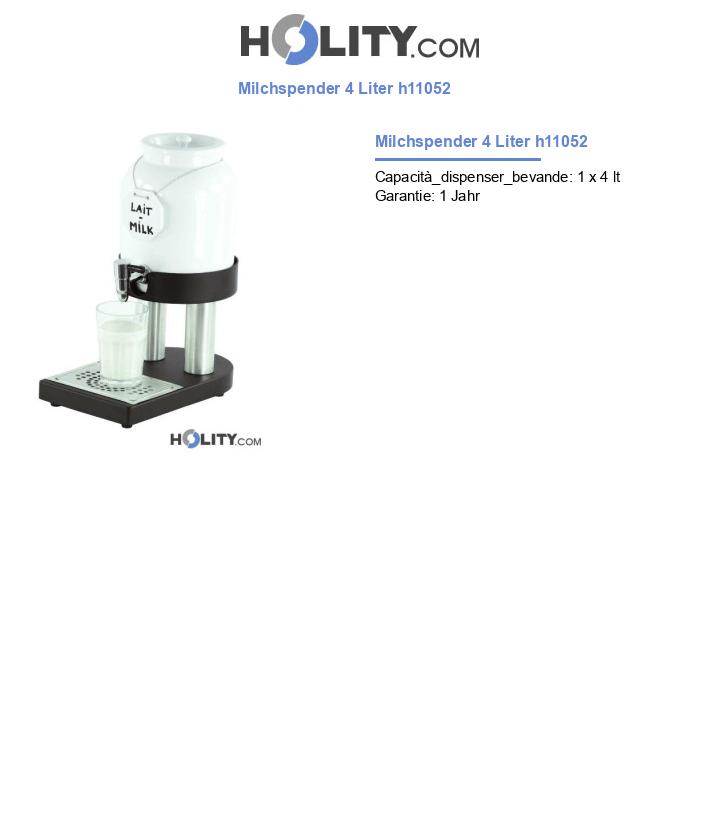 Milchspender 4 Liter h11052