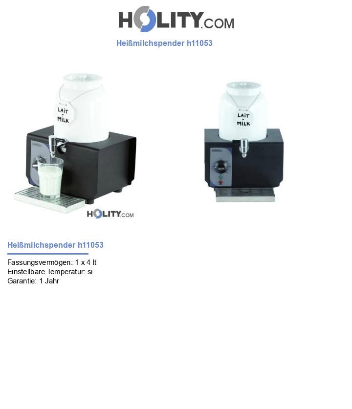 Heißmilchspender h11053