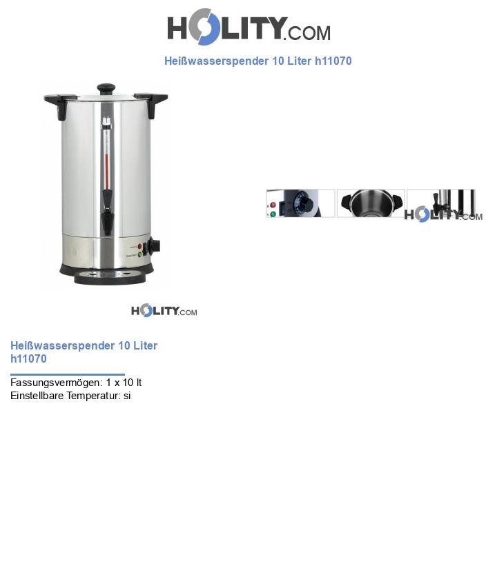 Heißwasserspender 10 Liter h11070