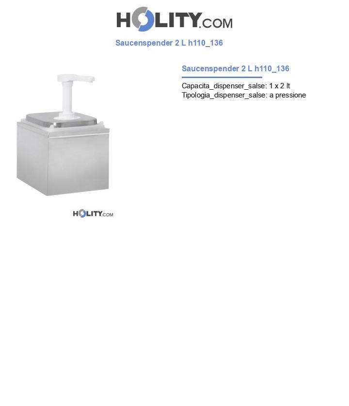 Saucenspender 2 L h110_136