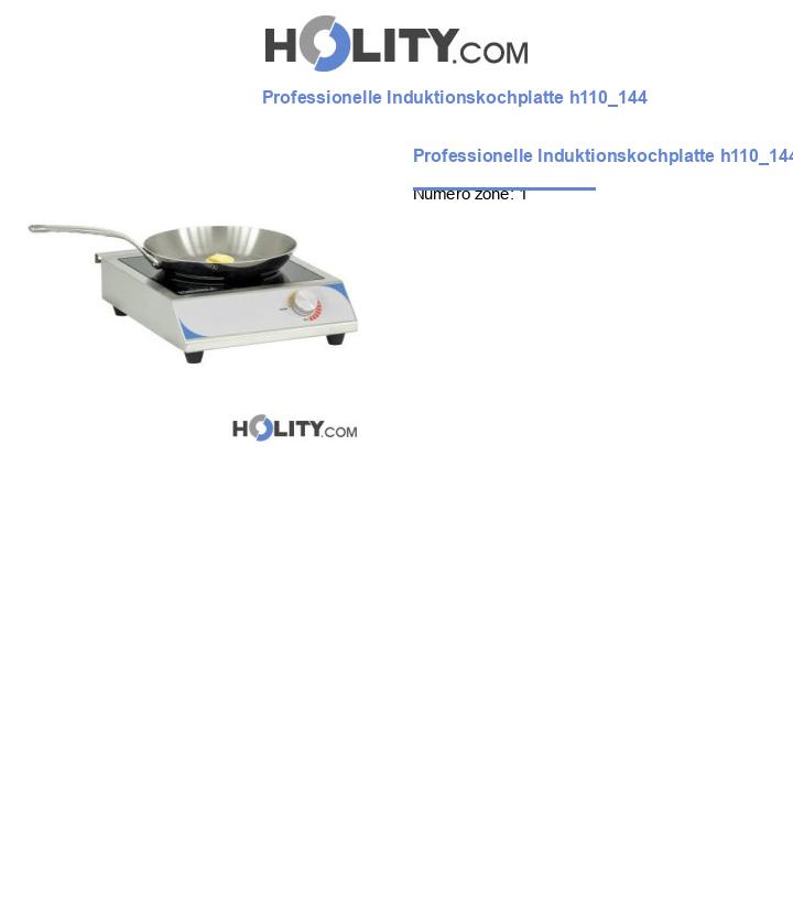 Professionelle Induktionskochplatte h110_144