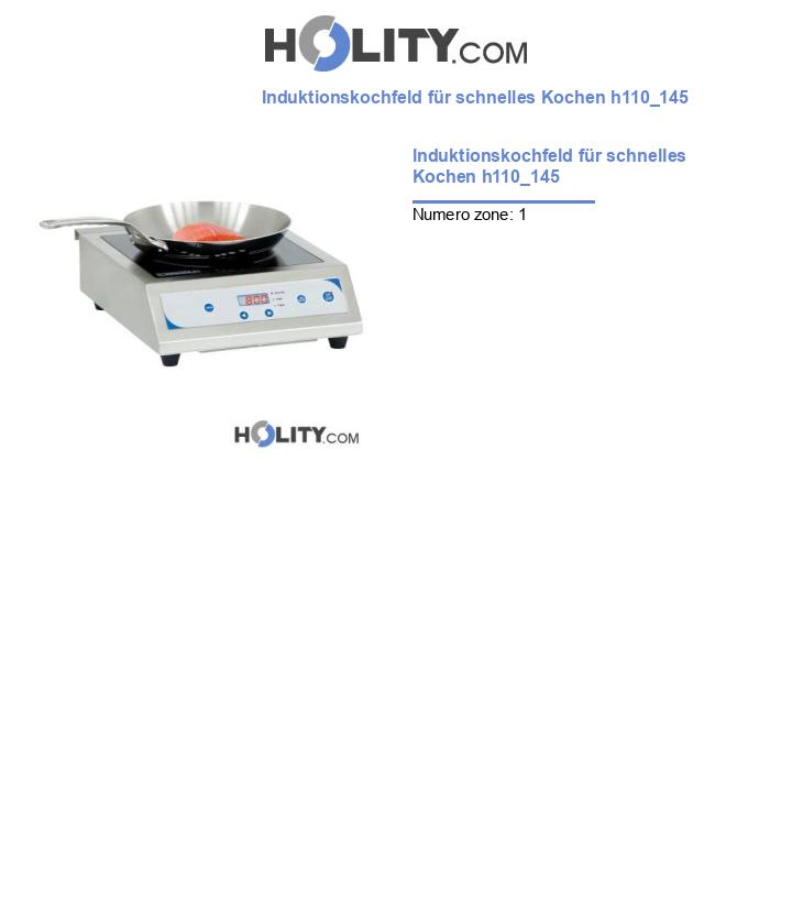 Induktionskochfeld für schnelles Kochen h110_145