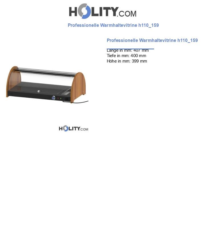 Professionelle Warmhaltevitrine h110_159