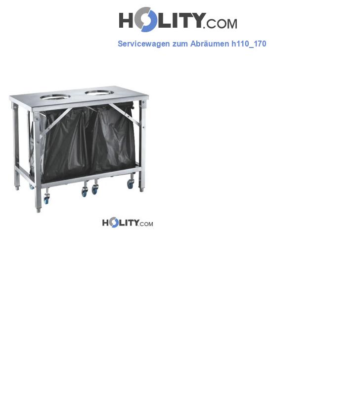 Servicewagen zum Abräumen h110_170