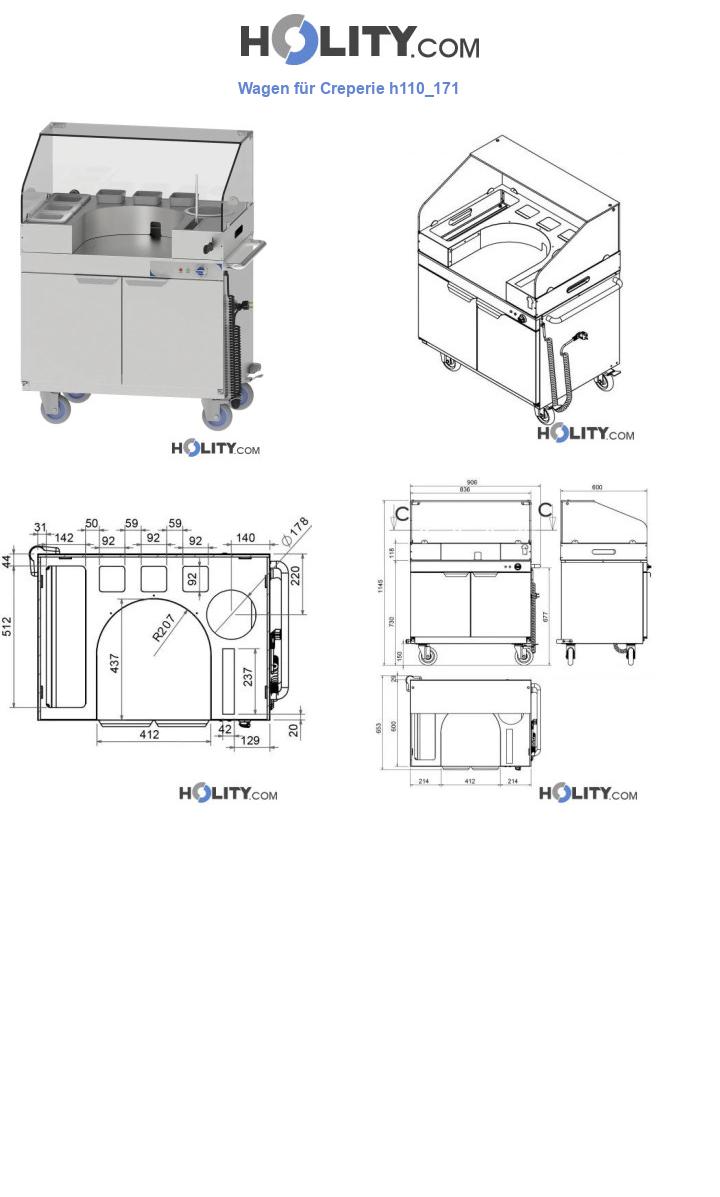 Wagen für Creperie h110_171