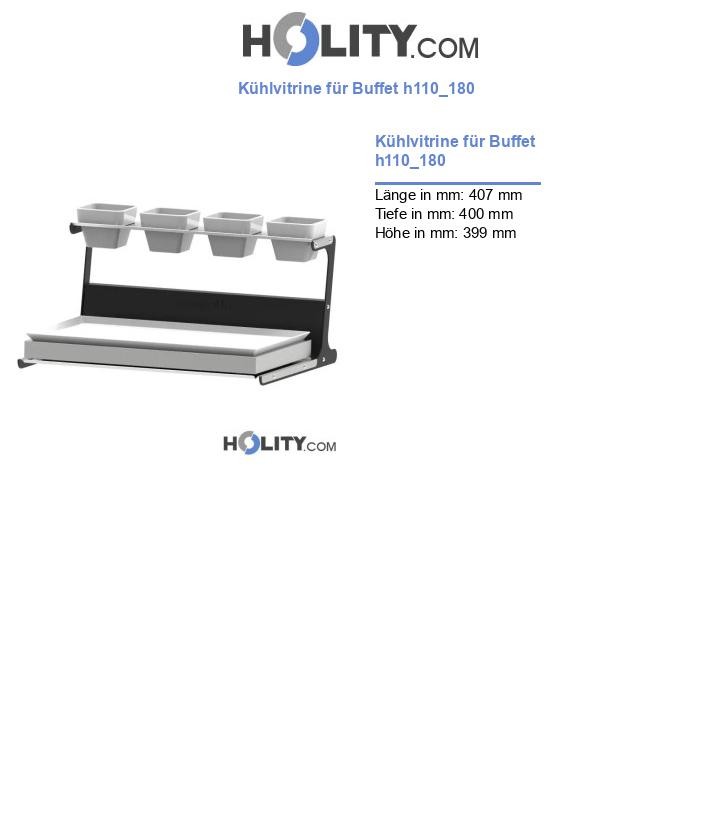 Kühlvitrine für Buffet h110_180