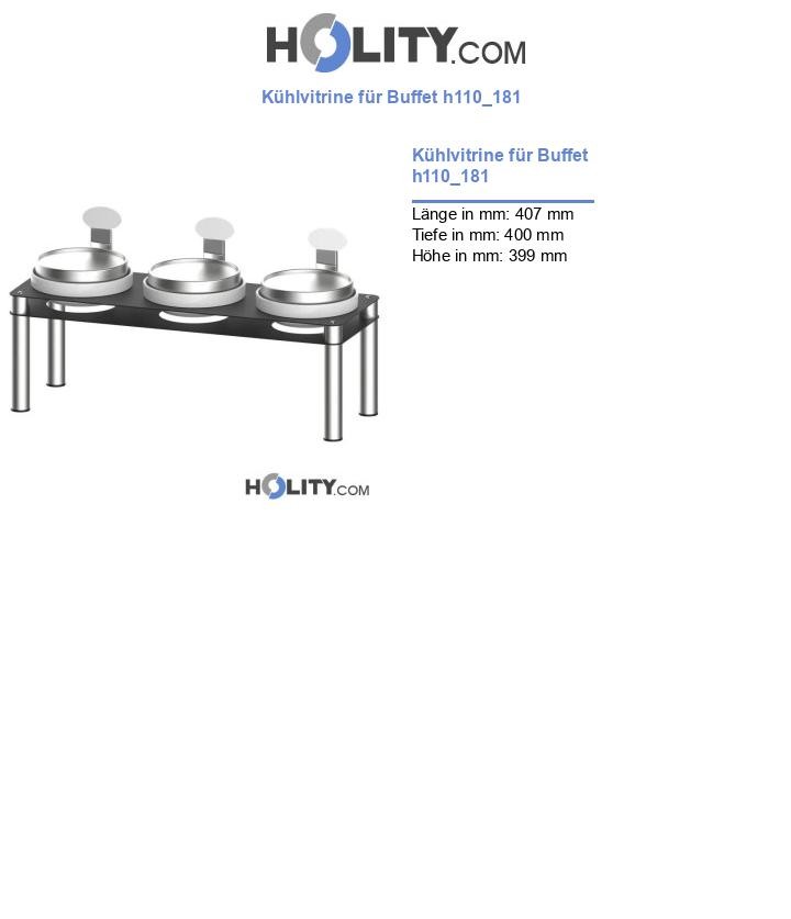 Kühlvitrine für Buffet h110_181