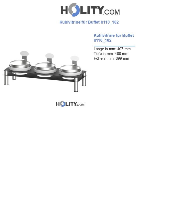 Kühlvitrine für Buffet h110_182