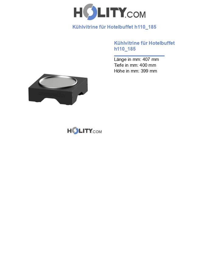 Kühlvitrine für Hotelbuffet h110_185