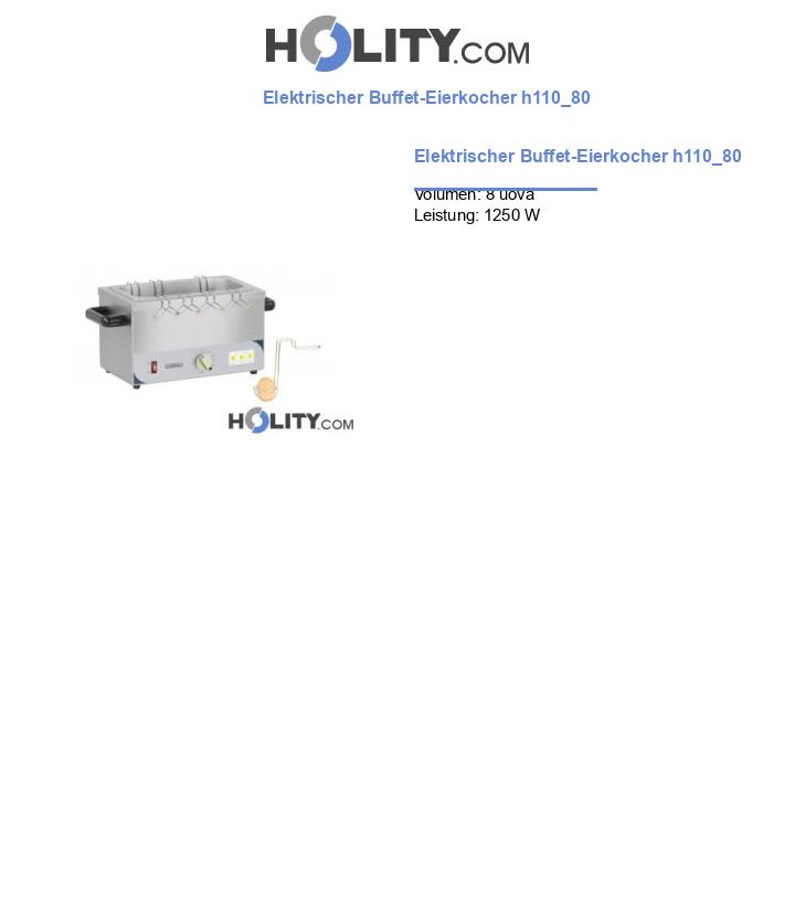 Elektrischer Buffet-Eierkocher h110_80