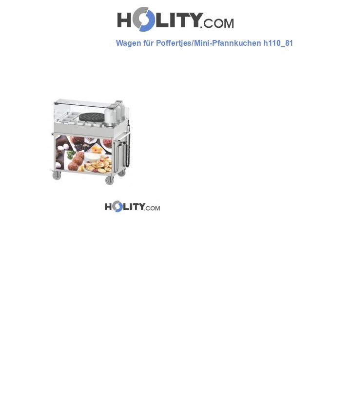 Wagen für Poffertjes/Mini-Pfannkuchen h110_81
