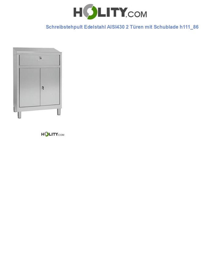 Schreibstehpult 2-türiger h111_86