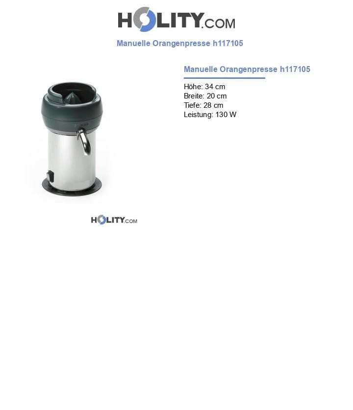 Manuelle Orangenpresse h117105