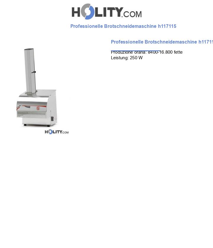 Professionelle Brotschneidemaschine h117115