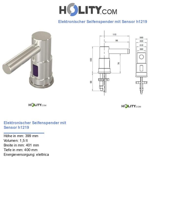 Elektronischer Seifenspender mit Sensor h1219