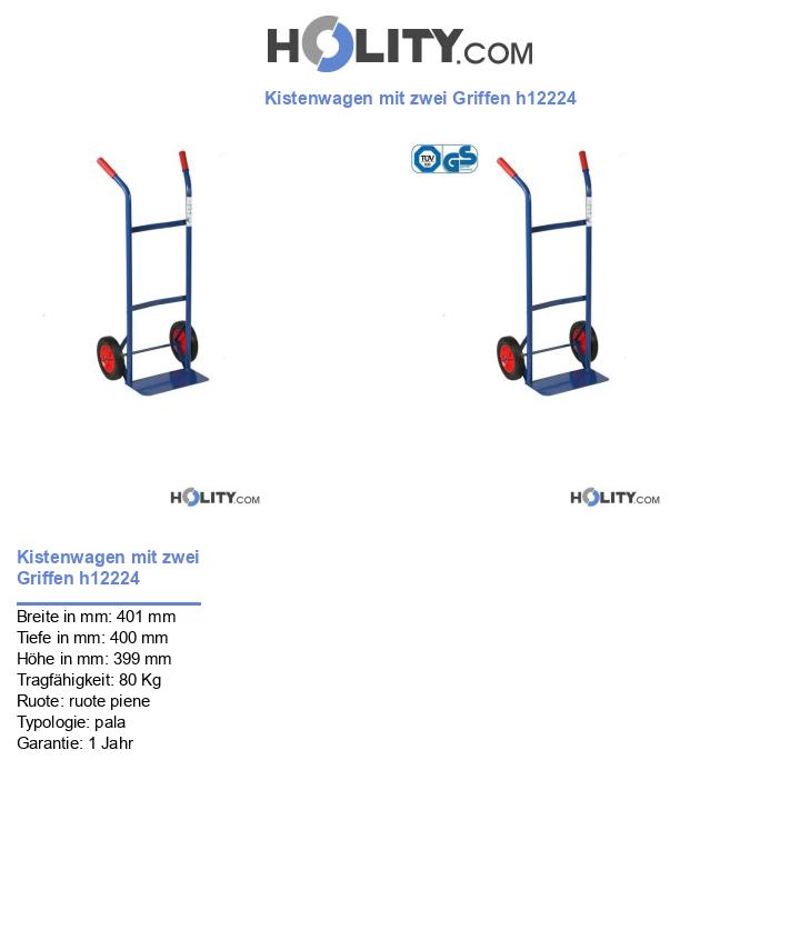 Kistenwagen mit zwei Griffen h12224