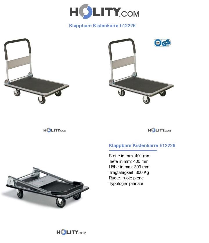 Klappbare Kistenkarre h12226
