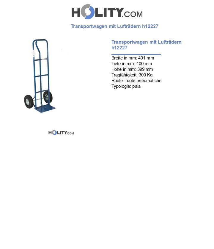 Transportwagen mit Lufträdern h12227