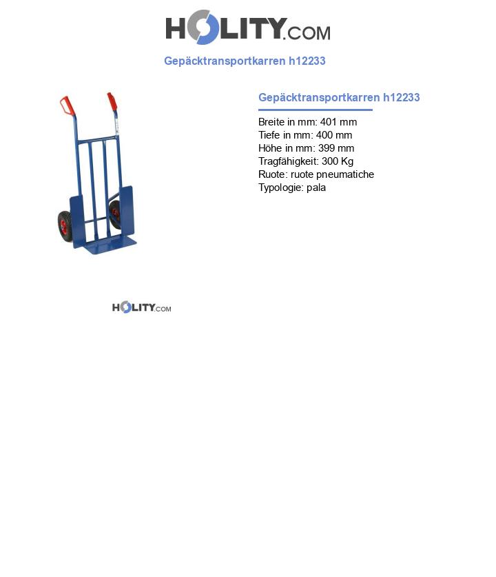 Gepäcktransportkarren h12233