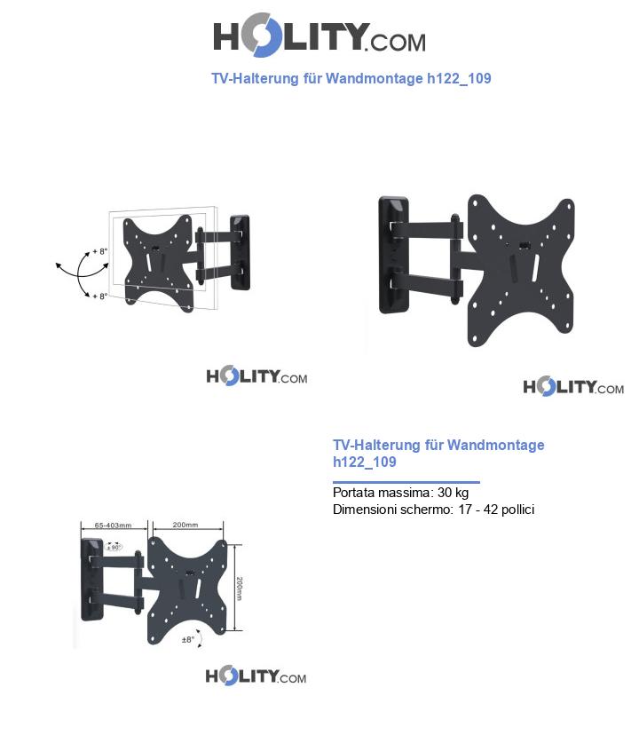 TV-Halterung für Wandmontage h122_109