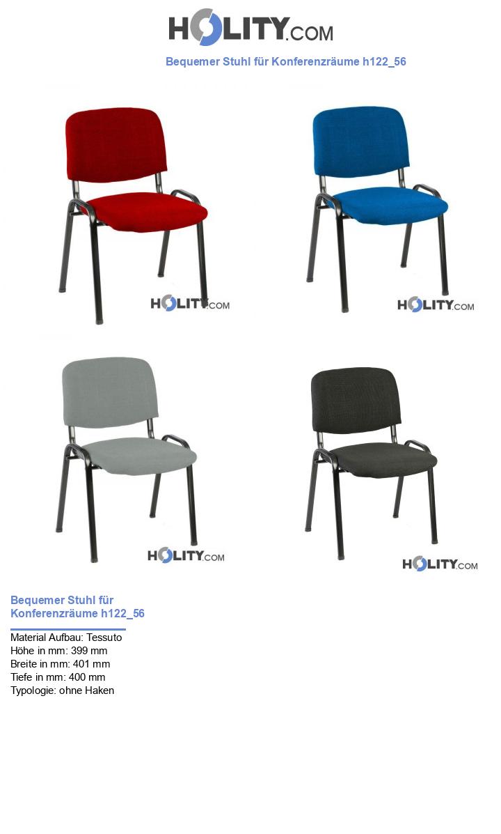 Bequemer Stuhl für Konferenzräume h122_56