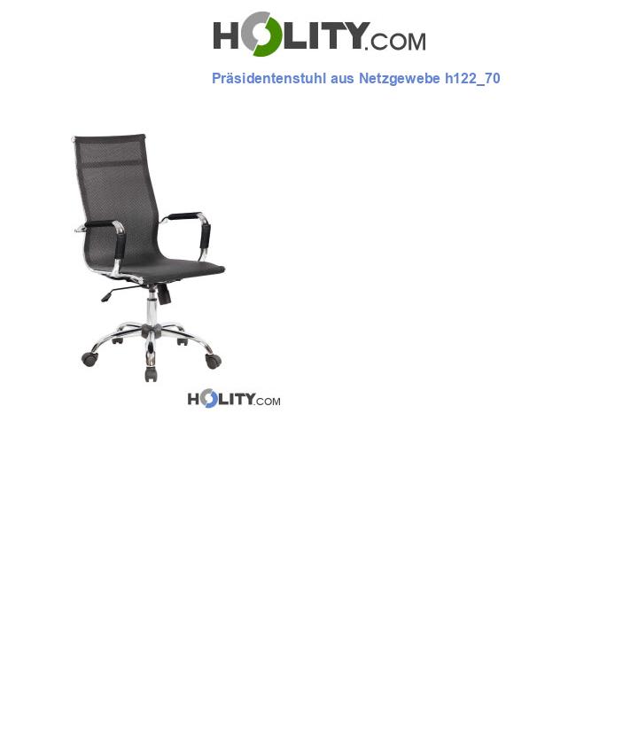 Präsidentenstuhl aus Netzgewebe h122_70