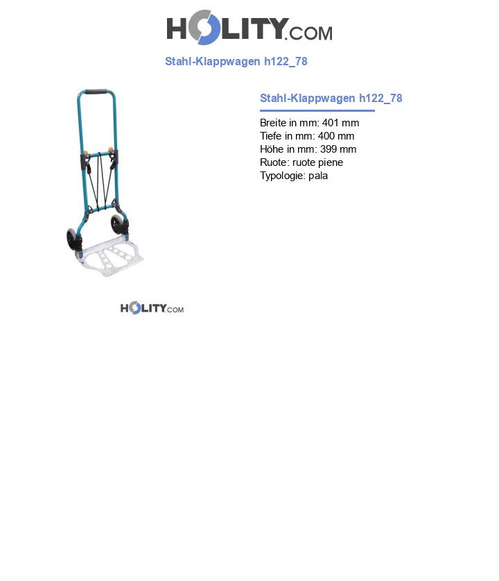 Stahl-Klappwagen h122_78