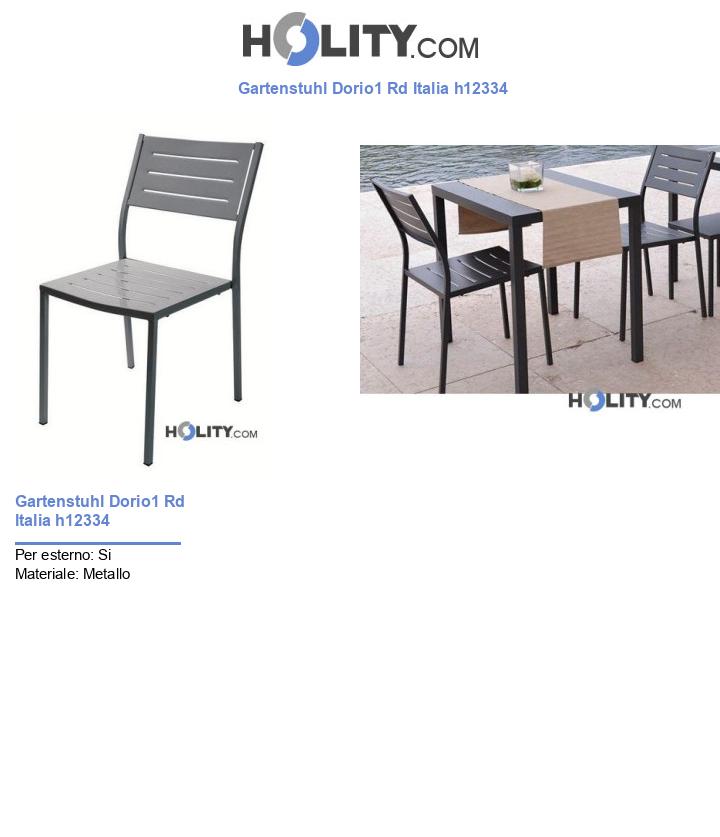 Gartenstuhl Dorio1 Rd Italia h12334