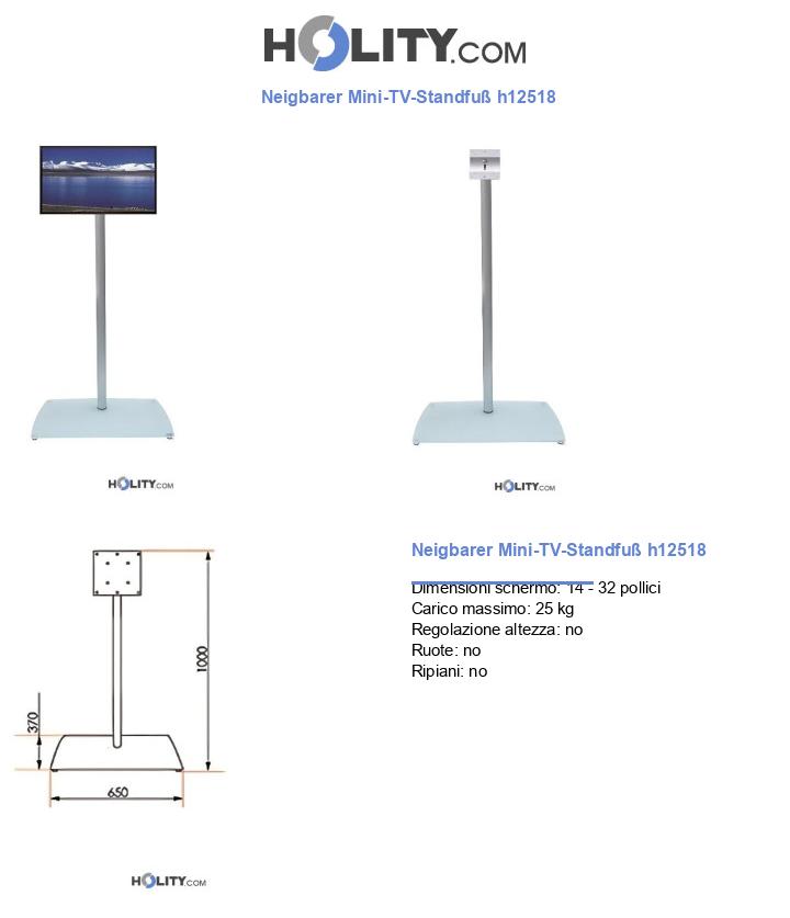 Neigbarer Mini-TV-Standfuß h12518