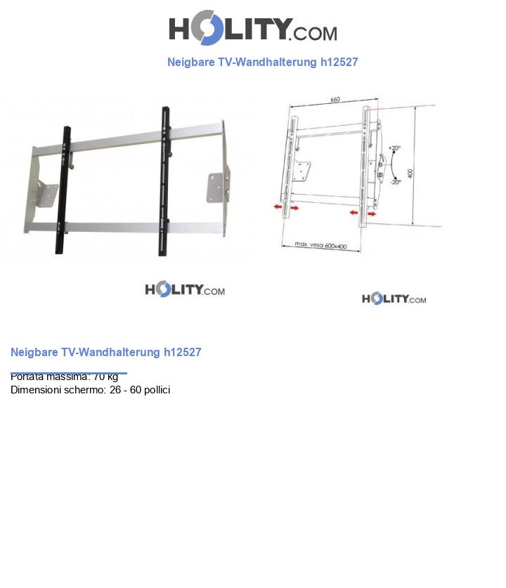 Neigbare TV-Wandhalterung h12527