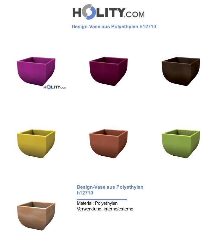 Design-Vase aus Polyethylen h12710